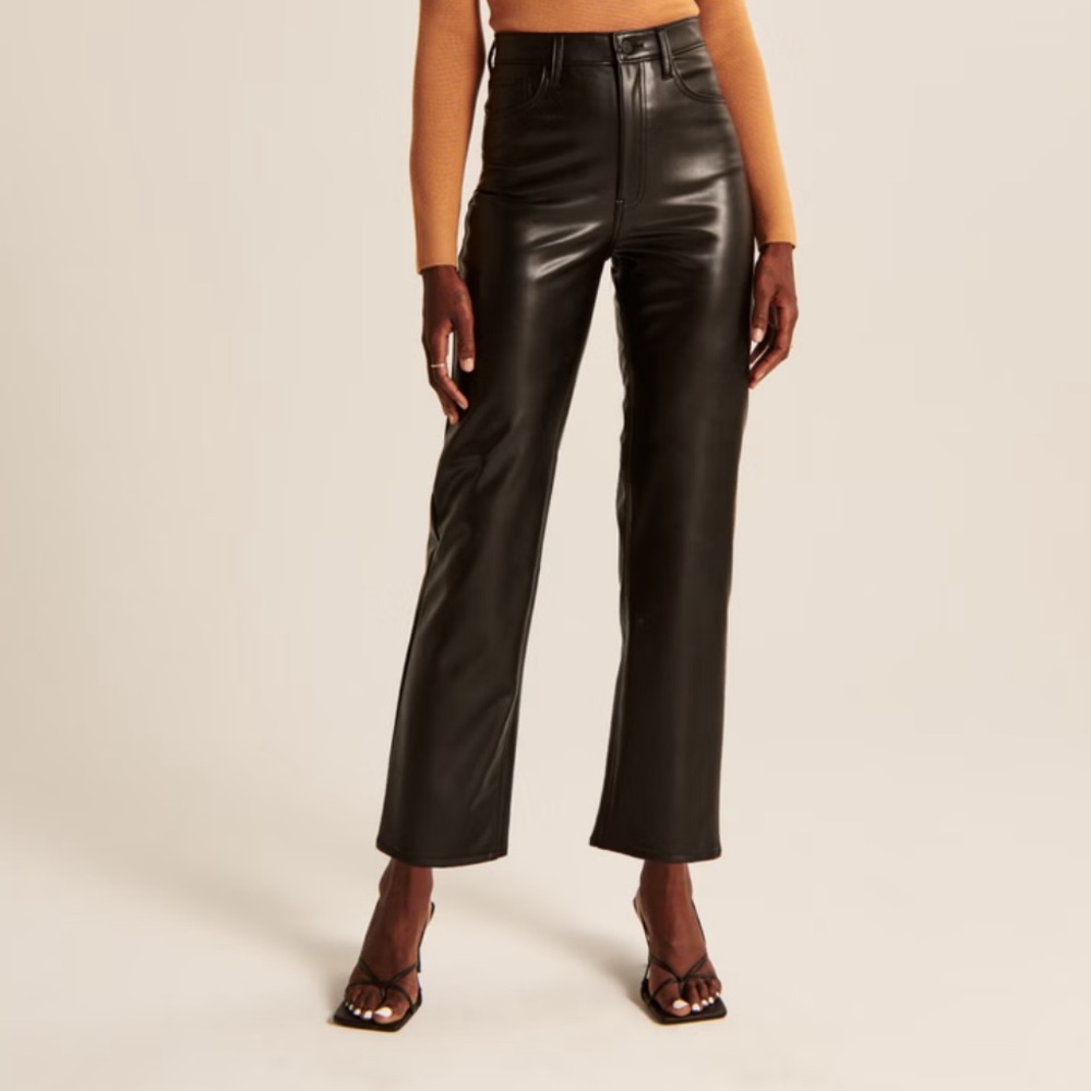 Abercrombie & Fitch Black Straight Leg Pants